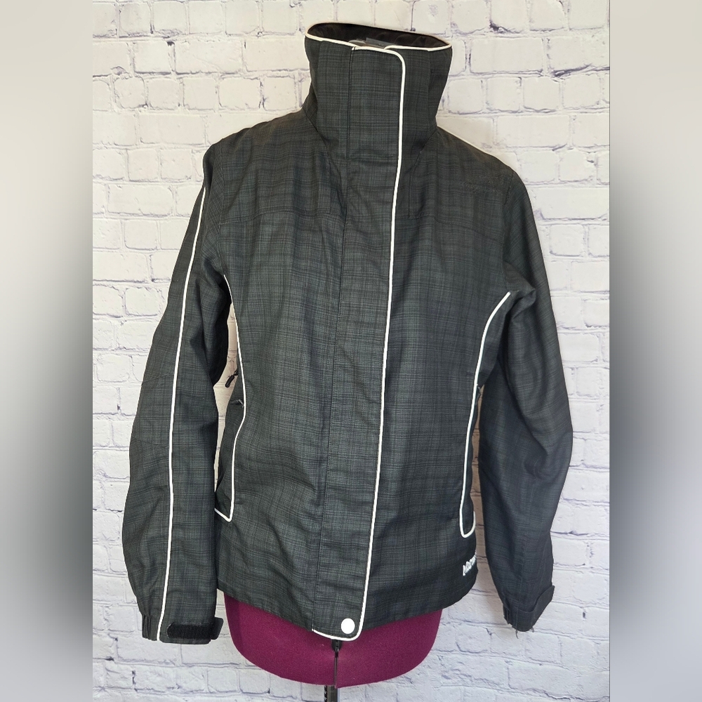Marmot Women's Black Plaid Ski Jacket